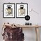 Stupell Industries Gray Gold Parfum Bottle 2 pc Framed Floater Canvas Wall Art Set Design by Carol Robinson